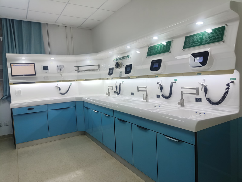 L型追溯系统清洗中心工作站_内镜清洗工作站_四槽+干燥台全套配置_betway挑战赛