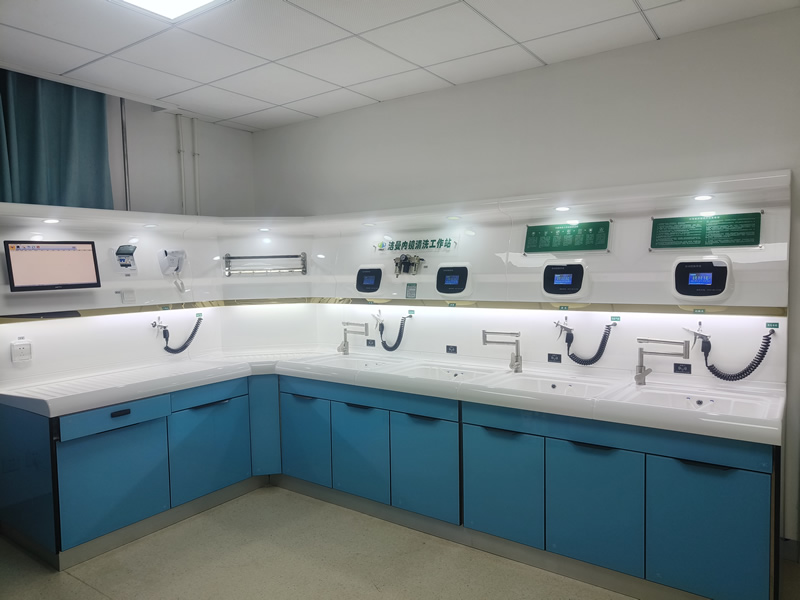 L型追溯系统清洗中心工作站_内镜清洗工作站_四槽+干燥台全套配置_betway挑战赛