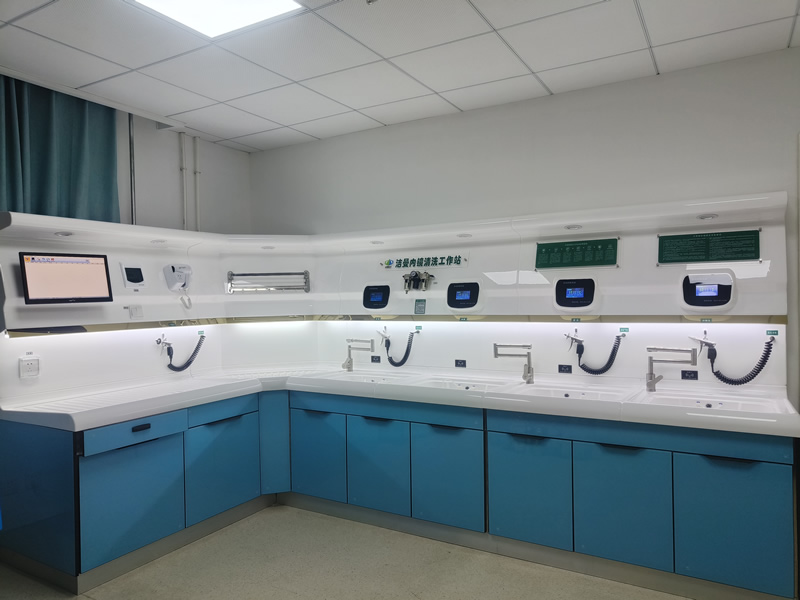 L型追溯系统清洗中心工作站_内镜清洗工作站_四槽+干燥台全套配置_betway挑战赛