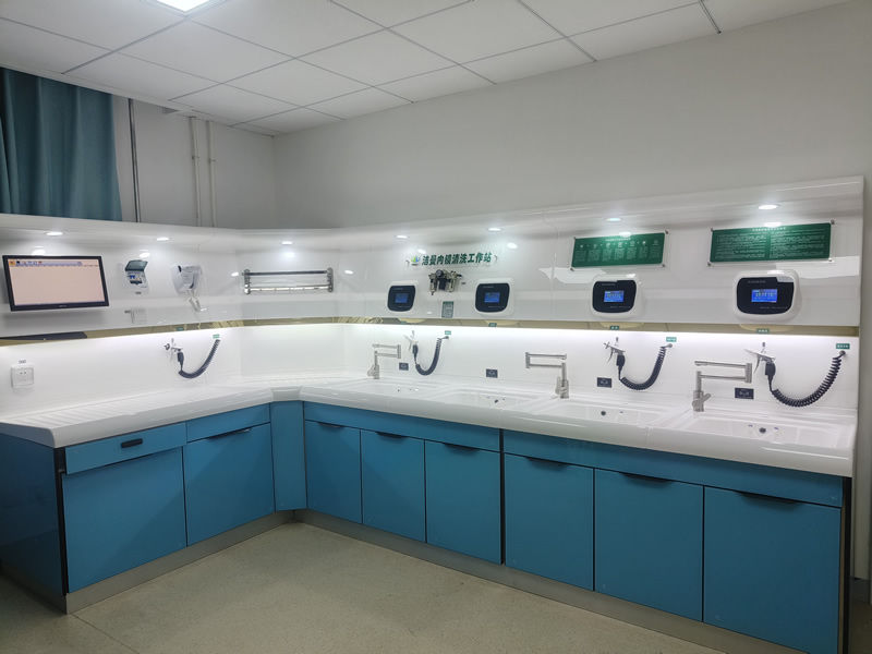 L型追溯系统清洗中心工作站_内镜清洗工作站_四槽+干燥台全套配置_betway挑战赛
